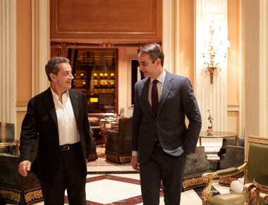 Συνάντηση Κ. Μητσοτάκη με τον Ν. Σαρκοζύ (φωτό)